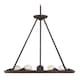 image 1 of Theater Row 6 Light Pendant Chandelier Light Western Bronze, E27