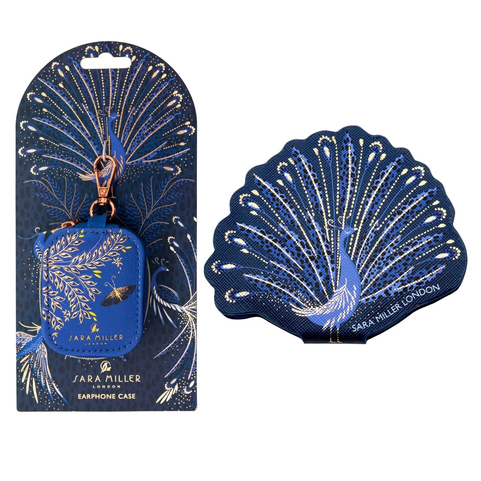 image 1 of Portico Designs Sara Miller Birthday Shaped Compact Mirror & Earphone Case Set