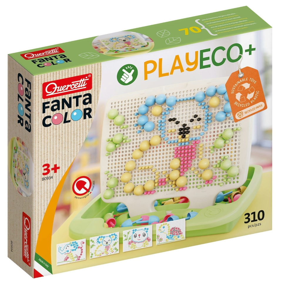 image 1 of Quercetti Play EcoPlus Fantacolor 310 Pieces
