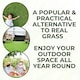 image 4 of 40mm Artificial Grass - 4m x 5m - Natural and Realistic Looking Fake Lawn Astro Turf | Green | 4M x 5M | 1