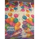 image 1 of Unique Party Brilliant Plastic Birthday Tablecloth - Multicoloured - One Size