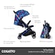 image 3 of Cosatto Yo! Travel Stroller IATA Approved Airline Compatible Dino Bright