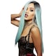 image 3 of Manic Panic Womens/Ladies Sea Nymph Super Vixen Two Tone Wig - Green/Black - One Size Green | One Size