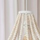 image 2 of ValueLights Elodie Natural Beaded Ceiling Light Shade