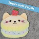 image 10 of Macaroon Cat Soft Toy Cute Plushie Huggable Cuddly Stuffed Toy 23cm Yellow