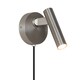 image 1 of Nordlux Makoto Indoor Wall light Silver Aluminium Sensor G9 Adjustable Head - Plug In or Mains Powered , IP20