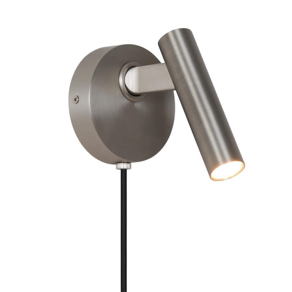 image 1 of Nordlux Makoto Indoor Wall light Silver Aluminium Sensor G9 Adjustable Head - Plug In or Mains Powered , IP20