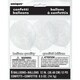 image 2 of Pack of 6 Clear Latex Balloons with White Confetti 12"