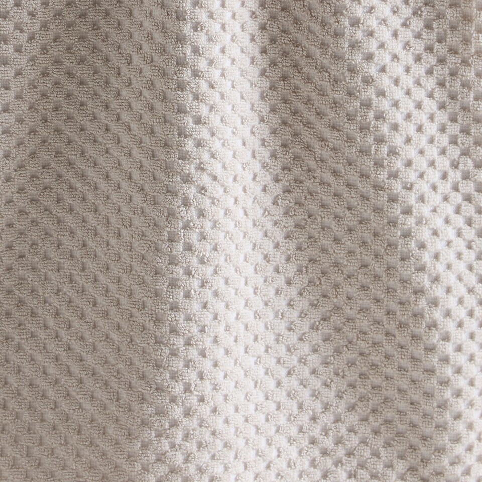 image 1 of D & D Popcorn Check Hand Towel Natural
