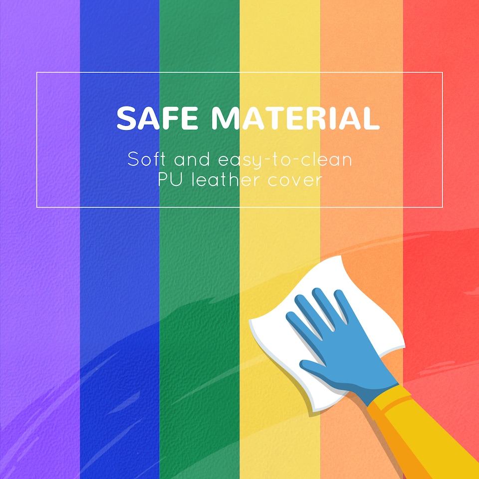 image 1 of HOMCOM 12 Piece Soft Play Blocks Soft Foam Toy Building Stacking Block for Kids