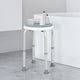 image 7 of HOMCOM 360 Degree Swivel Shower Stool, Non-Slip Feet, Disabled, Blue