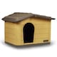 image 1 of URBNLIVING Plastic Dog House Outdoor Pet Kennel Shelter | Multi | Mustard | S | 1