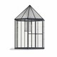 image 1 of Greenhouse Oasis Hexagonal 8 Feet - Polycarbonate - L247.11 x W213.2 x H266.83 cm - Grey
