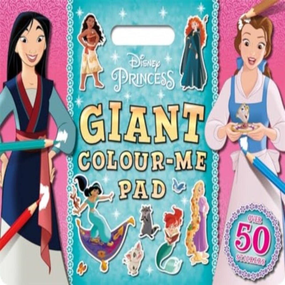 Disney Princess: Giant Colour-me Pad