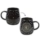 image 3 of Something Different Astrology Wheel Heat Changing Mug - Black - One Size