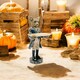 image 3 of Bulldog Waiter Decorative Ornament - L23 x W27 x H50 cm