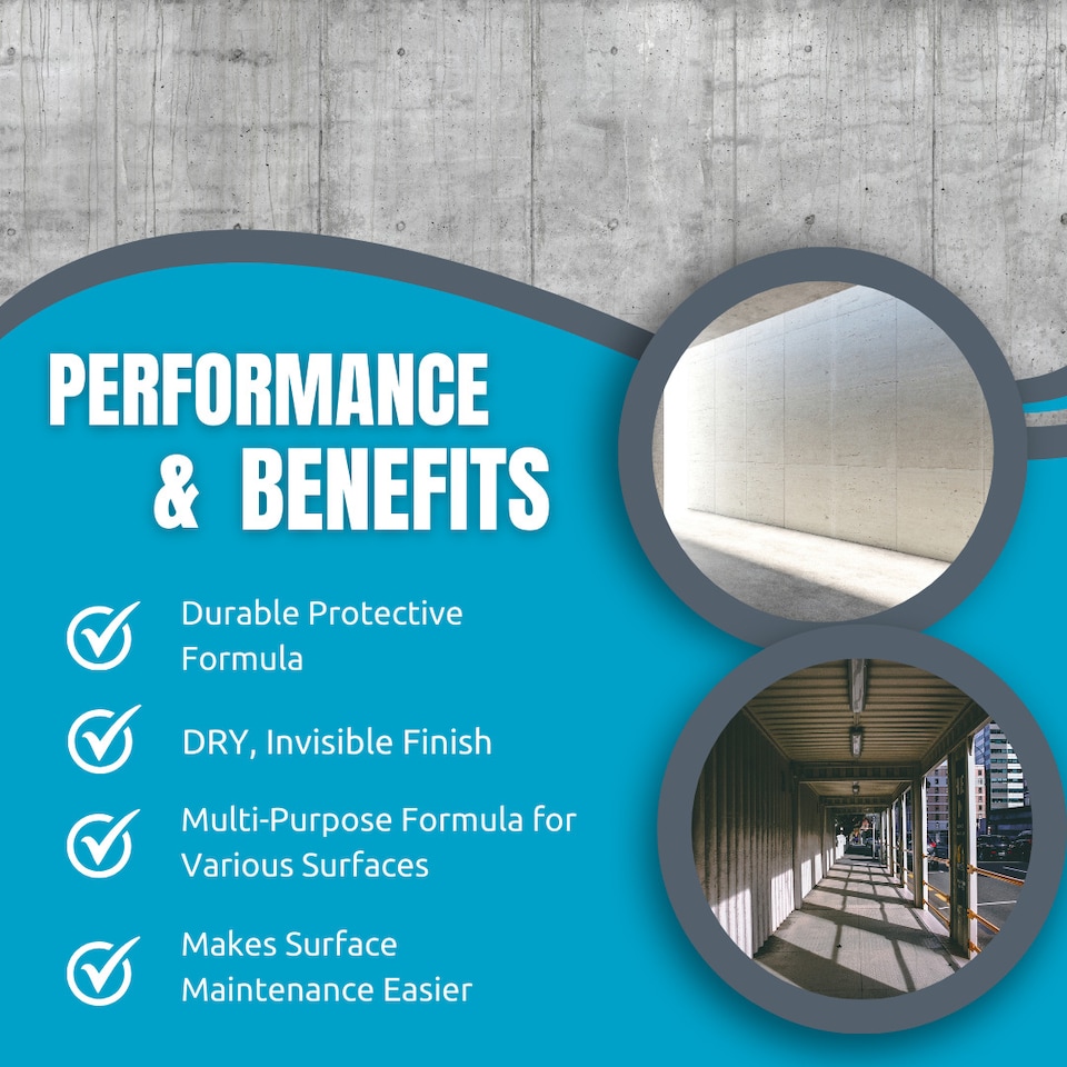 image 1 of Smartseal - Premium Concrete Sealer, Concrete Sealant, Impregnating, Stain and Water Repellent, 10-Year Protection, 2x5L