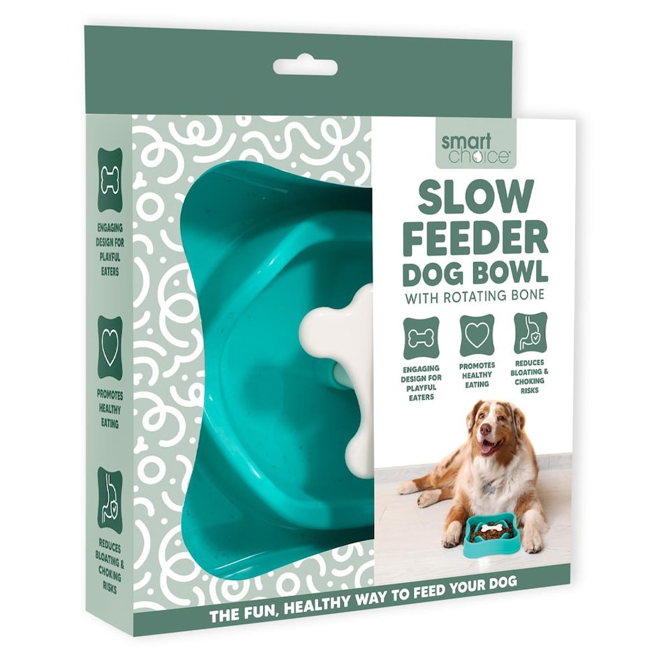 image 1 of Slow Feeder Pet Dog Puppy Food Bowl Water Portion Control Healthy Digestion