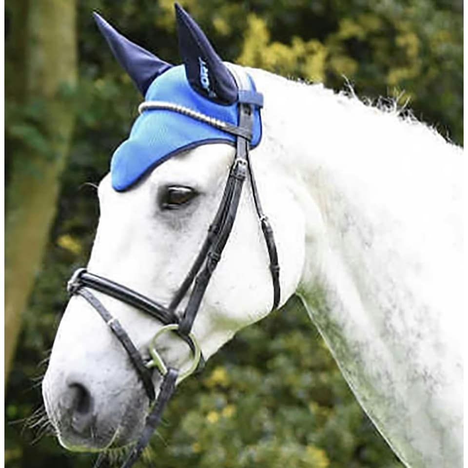image 1 of Tottie Cooper Horse Fly Veil - Navy - Pony