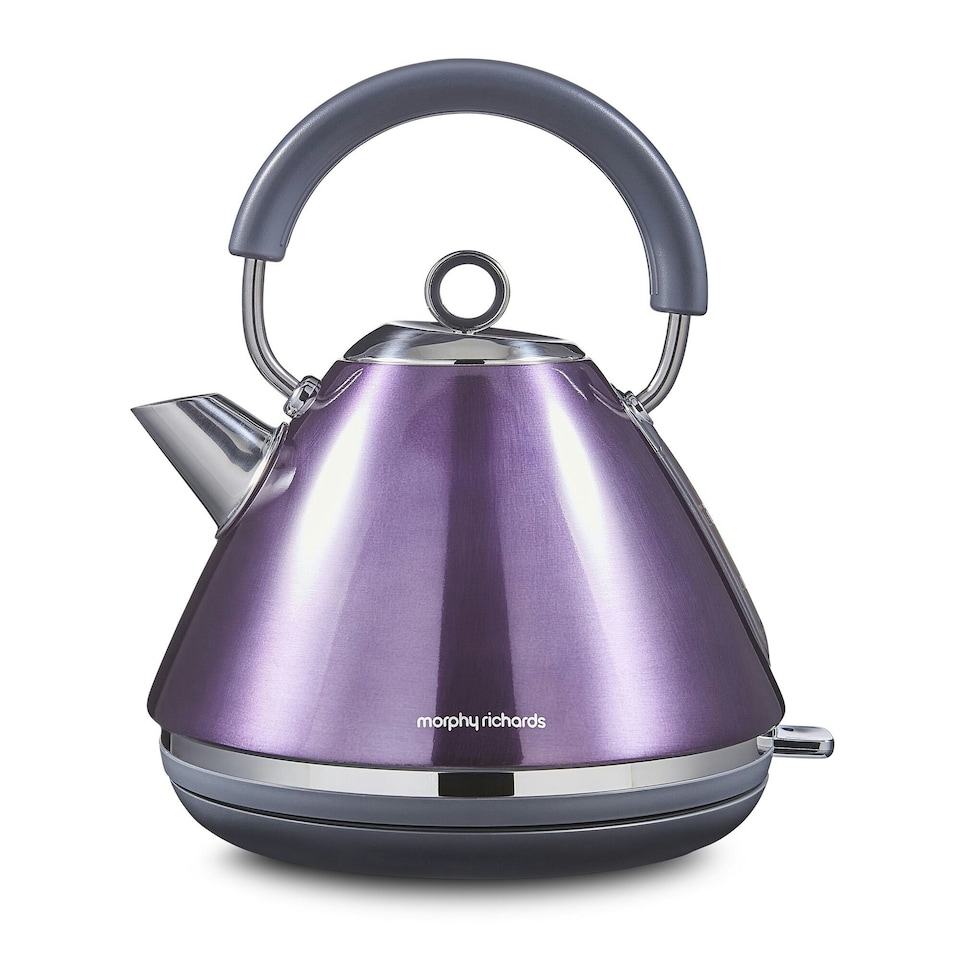 image 1 of Morphy Richards Accents Pyramid Kettle – Metallic Purple