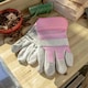 image 2 of Marco Paul Pink Leather Gardening Gloves Pink