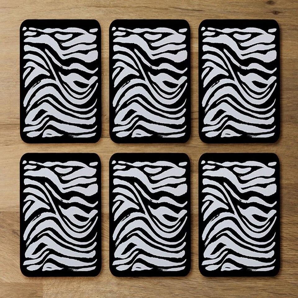 image 1 of Zebra Print (Coaster)