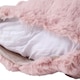 image 4 of Living and Home Plush Throw Pillow Cover Pillowcase,Pink-45x45cm | Pink