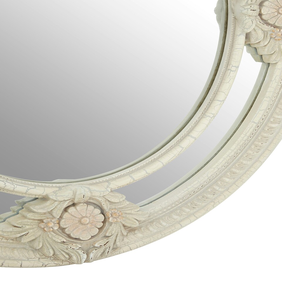 image 1 of Interiors by Premier White Finish Wall Mirror White