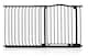 image 1 of Safetots Curved Top Safety Gate, 134cm - 143cm, Matt Black, Pressure Fit Stair Gate, Baby Gate for Doors Hallways and Spaces, Safety Barrier, Easy Installation