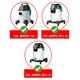 image 2 of SPARES2GO Filter + Foam Sleeve for Mac Allister MWDV16L-A MWDV20L-A MWDV30L-A 16L 20L 30L Vacuum