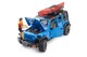 image 4 of Bruder Jeep Wrangler Unlimited Rubicon with Kayak & Kayaker Adventure Vehicle Playset