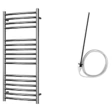 Aston - Stainless Steel Electric Towel Rail H1000mm x W400mm Curved 200w Standard