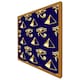 image 1 of Gold pyramid & eye of horus (Picture Frame) Brown | Oak | L