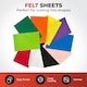 image 2 of Pack of 10 A4 Coloured Felt 180gsm Sheets | Black | Black | A4 | 1