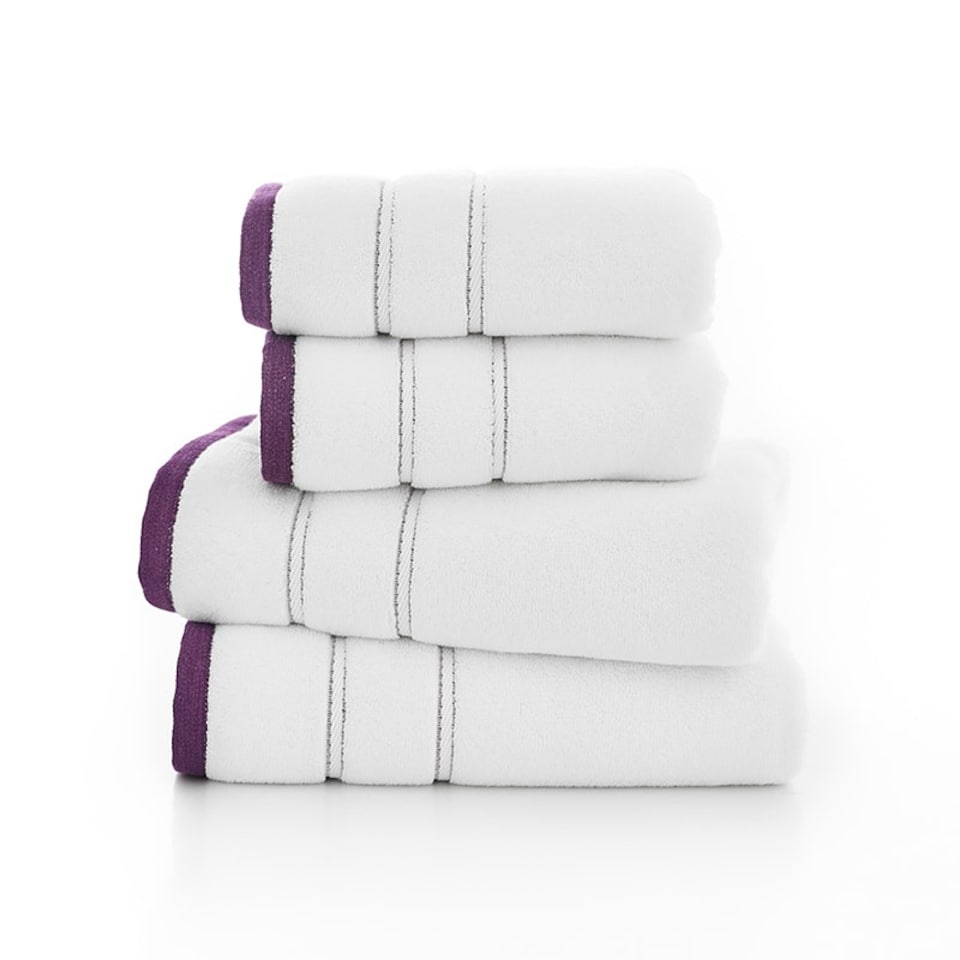 image 1 of Delamere Zero-Twist Luxury Cotton Towels – Ultra-Soft, Absorbent & Stylish Purple | Purple | Bath towel