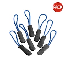 Quadra SLX Zip Pulls (Pack of 10) - Royal Blue - One Size Blue