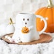 image 2 of Ceramic Ghost Mug With Pumpkin