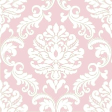NuWallpaper NU1397 Ariel Peel & Stick Wallpaper, Pink Multi