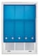 image 4 of FURNISHED Roller Blinds Daylight Square Eyelet Light Filtering Easy Fit Trimmable Window Shade | Blue | Teal