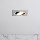 image 2 of BHS Faina 1 Light Adjustable Square Recessed Spotlight | Silver | Silver | 1