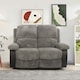 image 2 of Jumbo Cord 2 Seat Reclining Sofa In Grey
