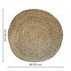 image 9 of Water Hyacinth Christmas Tree Mat White