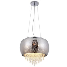 Milagro Pendant Lamp Starlight 3XE14 Chrome