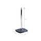image 2 of Showerdrape Octavia Grey Marble & Chrome Spare Toilet Roll Holder | Grey | 1