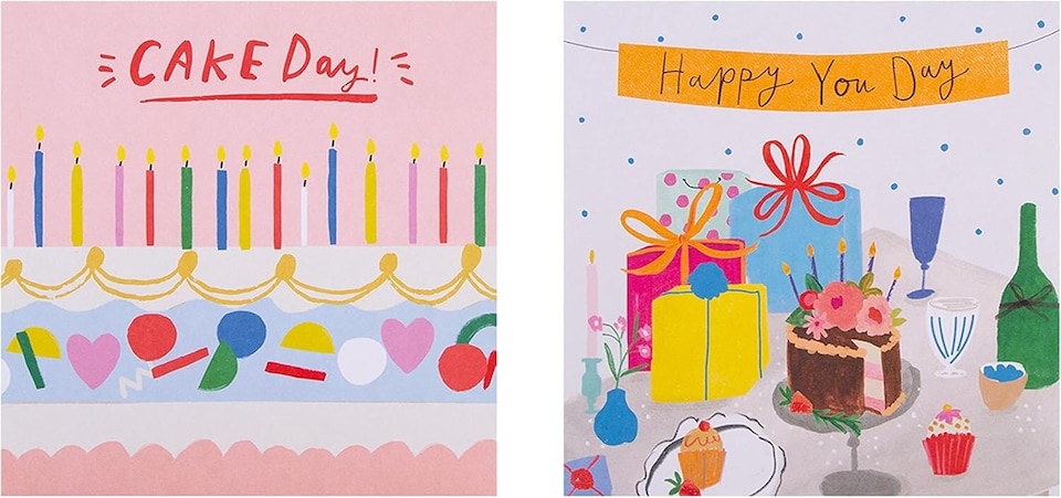image 1 of Multipack of 20 in 4 Colourful Designs Birthday Cards