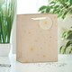 image 2 of Multipack of 3 Medium Gift Bags | Party Bags for Presents | Birthdays/Wedding | For Him/Her/Friend | Starburst Design Silver