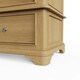 image 8 of Faire 120cm Sliding Combination Wardrobe in Natural Oak with Oak Top Brown
