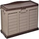 image 7 of 440L Garden Cushion Storage Box / Chest Sit on Lid | Brown | Brown