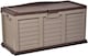 image 7 of 440L Garden Cushion Storage Box / Chest Sit on Lid | Brown | Brown