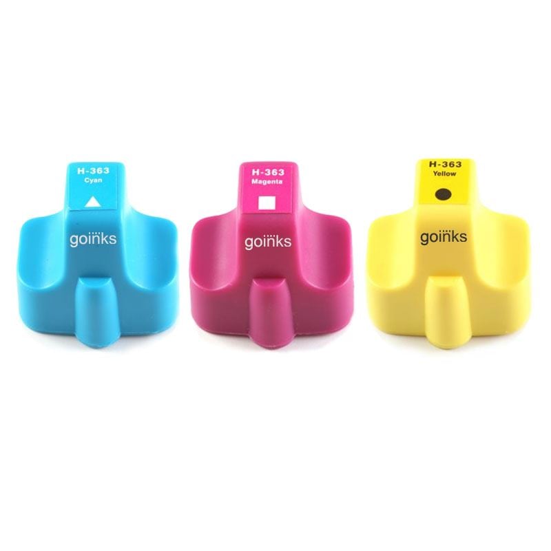 1 Compatible Set of 3 C/M/Y HP 363 (HP363XL) Printer Ink Cartridges (Colour Set)